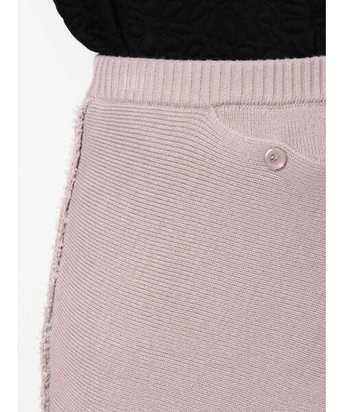 dazzlin（ダズリン）の「ダブルカラーニットミニスカート（スカート・レディース・ベージュ/ピンク・FREE）」の12枚目の写真