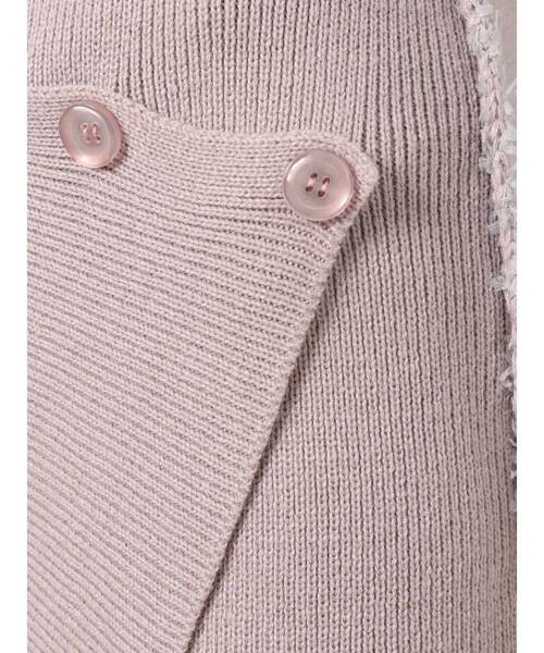 dazzlin（ダズリン）の「ダブルカラーニットミニスカート（スカート・レディース・ベージュ/ピンク・FREE）」の16枚目の写真