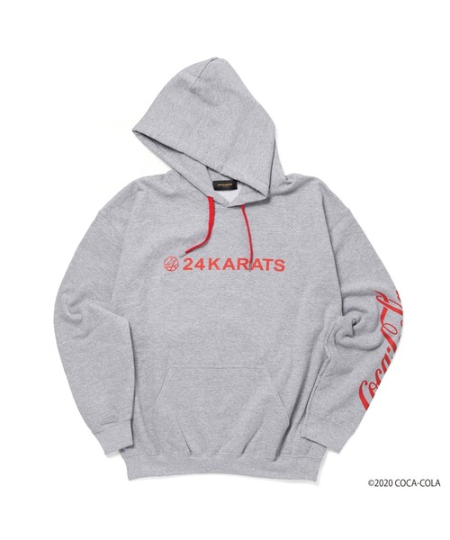 24karats（トゥウェンティーフォーカラッツ）の「Coca-Cola Hoodie（パーカー・メンズ・ブラック/グレー・MEDIUM/LARGE/SMALL）」の2枚目の写真