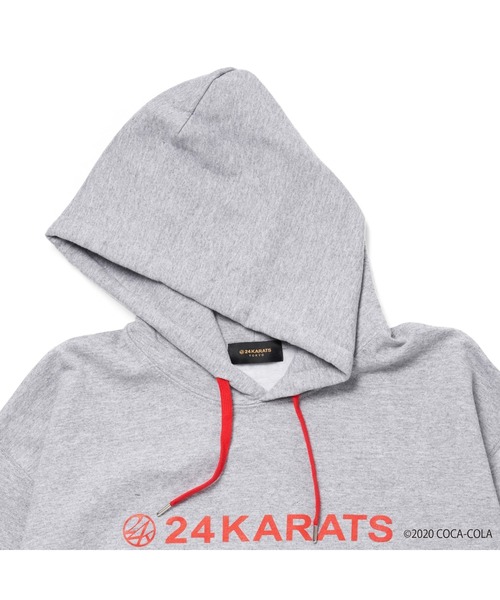 24karats（トゥウェンティーフォーカラッツ）の「Coca-Cola Hoodie（パーカー・メンズ・ブラック/グレー・MEDIUM/LARGE/SMALL）」の6枚目の写真