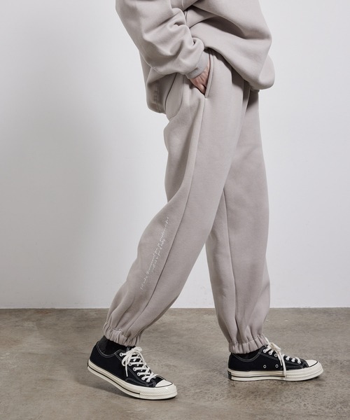 JUNRED（ジュンレッド）の「2ポイントルーズスウェットパンツ（その他パンツ・メンズ・スミクロ/ブラウン/グレー・S/M/L）」の2枚目の写真