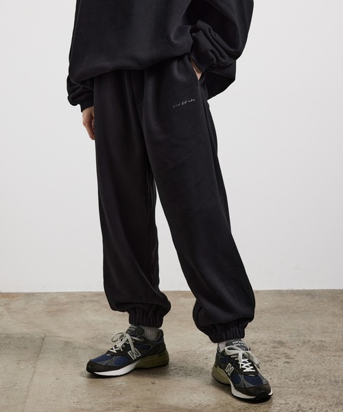 JUNRED（ジュンレッド）の「2ポイントルーズスウェットパンツ（その他パンツ・メンズ・スミクロ/ブラウン/グレー・S/M/L）」の9枚目の写真