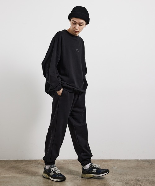 JUNRED（ジュンレッド）の「2ポイントルーズスウェットパンツ（その他パンツ・メンズ・スミクロ/ブラウン/グレー・S/M/L）」の10枚目の写真