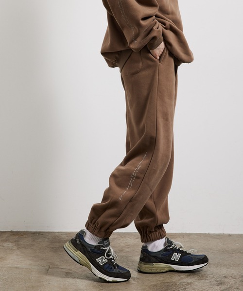 JUNRED（ジュンレッド）の「2ポイントルーズスウェットパンツ（その他パンツ・メンズ・スミクロ/ブラウン/グレー・S/M/L）」の6枚目の写真