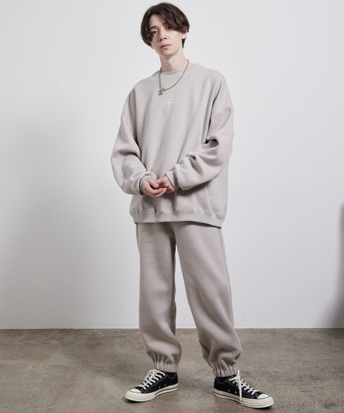 JUNRED（ジュンレッド）の「2ポイントルーズスウェットパンツ（その他パンツ・メンズ・スミクロ/ブラウン/グレー・S/M/L）」の13枚目の写真