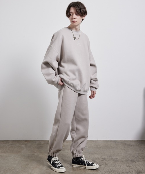 JUNRED（ジュンレッド）の「2ポイントルーズスウェットパンツ（その他パンツ・メンズ・スミクロ/ブラウン/グレー・S/M/L）」の12枚目の写真