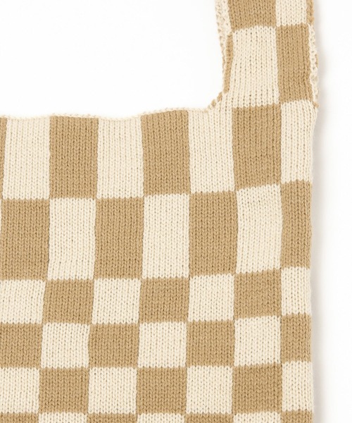 GLOBAL WORK(グローバルワーク)の「アソート柄ニットバッグ/228989(トートバッグ・レディース・ホワイト系その他/ホワイト系その他2/ベージュ系その他・ONE SIZE)」の18枚目の写真