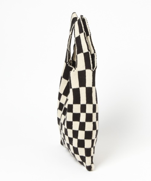 GLOBAL WORK(グローバルワーク)の「アソート柄ニットバッグ/228989(トートバッグ・レディース・ホワイト系その他/ホワイト系その他2/ベージュ系その他・ONE SIZE)」の8枚目の写真