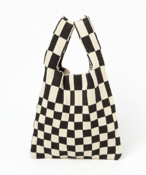 GLOBAL WORK(グローバルワーク)の「アソート柄ニットバッグ/228989(トートバッグ・レディース・ホワイト系その他/ホワイト系その他2/ベージュ系その他・ONE SIZE)」の9枚目の写真