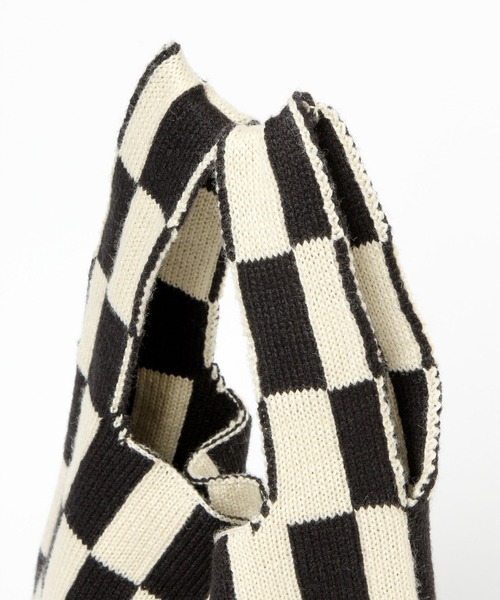 GLOBAL WORK(グローバルワーク)の「アソート柄ニットバッグ/228989(トートバッグ・レディース・ホワイト系その他/ホワイト系その他2/ベージュ系その他・ONE SIZE)」の10枚目の写真