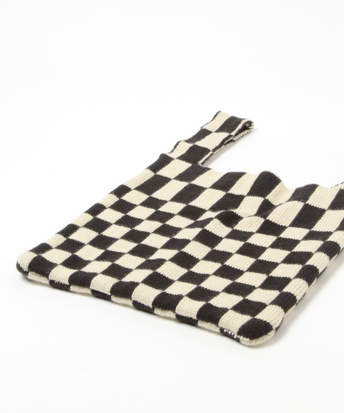 GLOBAL WORK(グローバルワーク)の「アソート柄ニットバッグ/228989(トートバッグ・レディース・ホワイト系その他/ホワイト系その他2/ベージュ系その他・ONE SIZE)」の12枚目の写真