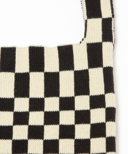 GLOBAL WORK(グローバルワーク)の「アソート柄ニットバッグ/228989(トートバッグ・レディース・ホワイト系その他/ホワイト系その他2/ベージュ系その他・ONE SIZE)」の14枚目の写真