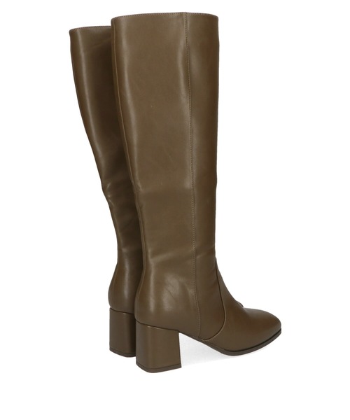 ORiental TRaffic(オリエンタルトラフィック)の「スクエアトゥヒールロングブーツ/11503(ブーツ・レディース・ブラック/ベージュ/ブラウン・LL/3L/SS/S/M/L)」の21枚目の写真