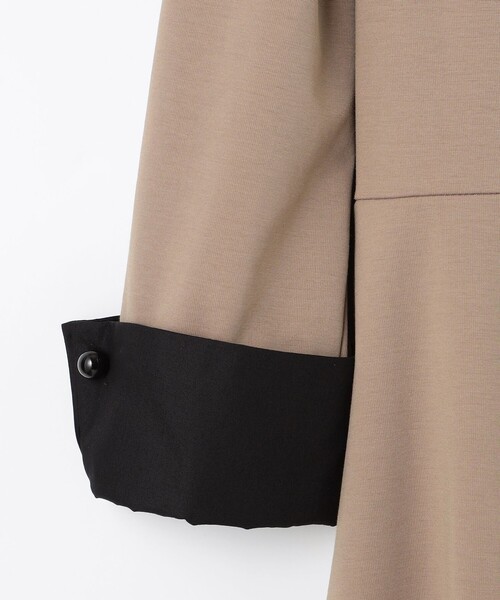 Diagram（ダイアグラム）の「刺繍衿付ジャージワンピース（ワンピース