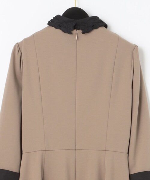 Diagram（ダイアグラム）の「刺繍衿付ジャージワンピース（ワンピース