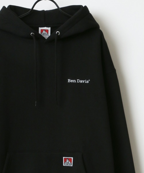 BEN DAVIS(ベンデイビス)の「BEN DAVIS/ベンデイビス HEAVY/ヘビー裏起毛 ビッグシルエット ワンポイント ロゴ刺繍 スウェット パーカー/フーディー(パーカー・メンズ・ホワイト/アッシュグレー/ブラック/ダークグリーン/パープル/アイボリー/ダークオレンジ/オレンジ/グリーン/カーキ/ロイヤルブルー・M/L/XL)」の4枚目の写真