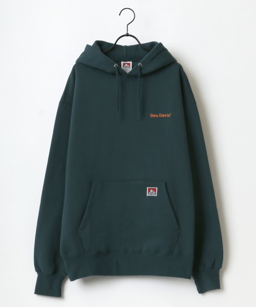 BEN DAVIS(ベンデイビス)の「BEN DAVIS/ベンデイビス HEAVY/ヘビー裏起毛 ビッグシルエット ワンポイント ロゴ刺繍 スウェット パーカー/フーディー(パーカー・メンズ・ホワイト/アッシュグレー/ブラック/ダークグリーン/パープル/アイボリー/ダークオレンジ/オレンジ/グリーン/カーキ/ロイヤルブルー・M/L/XL)」の18枚目の写真