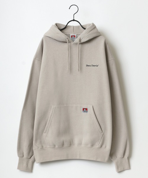 BEN DAVIS(ベンデイビス)の「BEN DAVIS/ベンデイビス HEAVY/ヘビー裏起毛 ビッグシルエット ワンポイント ロゴ刺繍 スウェット パーカー/フーディー(パーカー・メンズ・ホワイト/アッシュグレー/ブラック/ダークグリーン/パープル/アイボリー/ダークオレンジ/オレンジ/グリーン/カーキ/ロイヤルブルー・M/L/XL)」の14枚目の写真