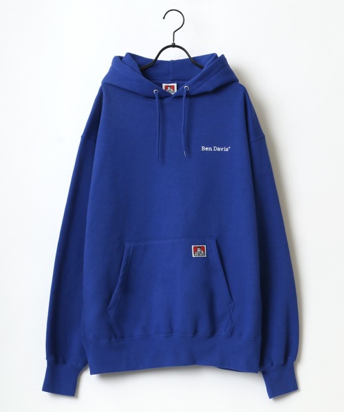 BEN DAVIS(ベンデイビス)の「BEN DAVIS/ベンデイビス HEAVY/ヘビー裏起毛 ビッグシルエット ワンポイント ロゴ刺繍 スウェット パーカー/フーディー(パーカー・メンズ・ホワイト/アッシュグレー/ブラック/ダークグリーン/パープル/アイボリー/ダークオレンジ/オレンジ/グリーン/カーキ/ロイヤルブルー・M/L/XL)」の12枚目の写真