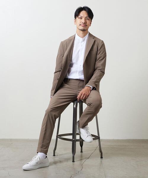 UNITED ARROWS（ユナイテッドアローズ）の「＜UNITED ARROWS "COZY"＞ ナイロン タフタ ノープリーツ イージーパンツ（その他パンツ・メンズ・ベージュ/ネイビー/ダークグレー・S/M/XL/L）」の18枚目の写真