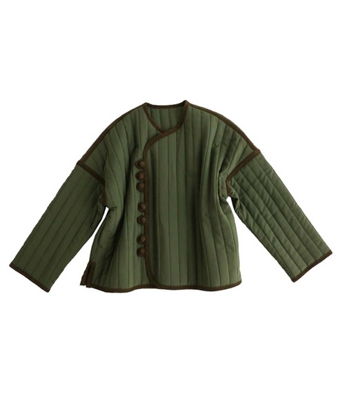 antiqua（アンティカ）の「チャイナボタンミリタリージャケット（ミリタリージャケット・キッズ・ブラック/カーキ・3/5）」の4枚目の写真