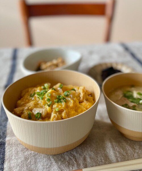 212 KITCHEN STORE（トゥワントゥキッチンストア）の「やさしい彩 抗菌羽反丼 キナリ色（食器・レディース・その他・00）」の5枚目の写真