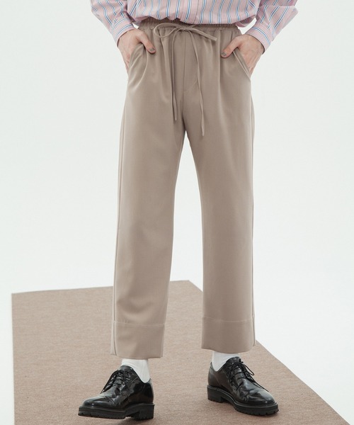 INTERPLAY(インタープレイ)の「【INTERPLAY】リラックスルーズパンツ(スラックス・メンズ・オレンジ/パープル/グレー/ベージュ・FREE)」の11枚目の写真