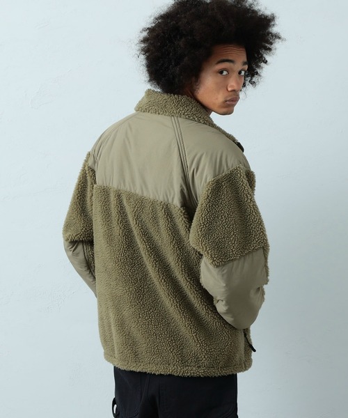 Alpha Industries(アルファインダストリーズ)の「【ユニセックス対応】LEVEL3 GEN2 ボアジャケット(その他アウター・メンズ・ブラック/グリーン系その他/ホワイト×ネイビー/ホワイト×カーキブラウン・SMALL/MEDIUM/LARGE/X-LARGE)」の12枚目の写真