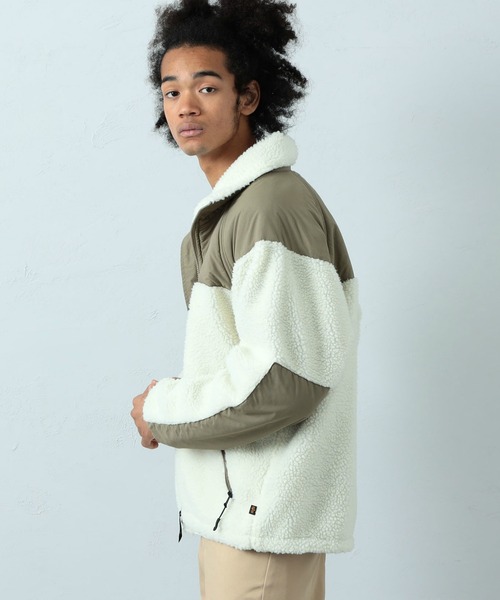 Alpha Industries(アルファインダストリーズ)の「【ユニセックス対応】LEVEL3 GEN2 ボアジャケット(その他アウター・メンズ・ブラック/グリーン系その他/ホワイト×ネイビー/ホワイト×カーキブラウン・SMALL/MEDIUM/LARGE/X-LARGE)」の22枚目の写真