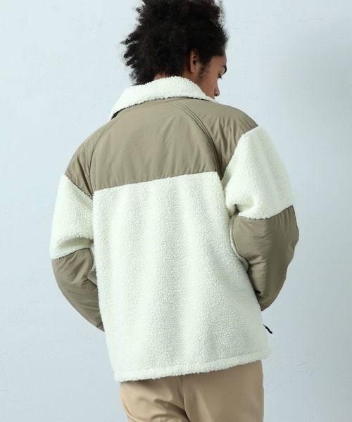 Alpha Industries(アルファインダストリーズ)の「【ユニセックス対応】LEVEL3 GEN2 ボアジャケット(その他アウター・メンズ・ブラック/グリーン系その他/ホワイト×ネイビー/ホワイト×カーキブラウン・SMALL/MEDIUM/LARGE/X-LARGE)」の11枚目の写真