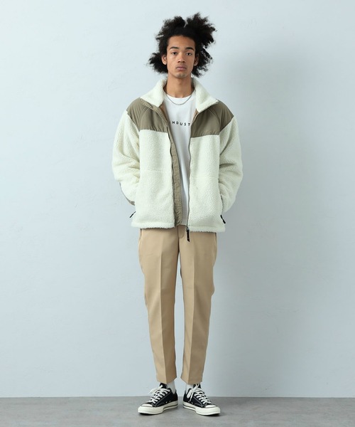 Alpha Industries(アルファインダストリーズ)の「【ユニセックス対応】LEVEL3 GEN2 ボアジャケット(その他アウター・メンズ・ブラック/グリーン系その他/ホワイト×ネイビー/ホワイト×カーキブラウン・SMALL/MEDIUM/LARGE/X-LARGE)」の13枚目の写真