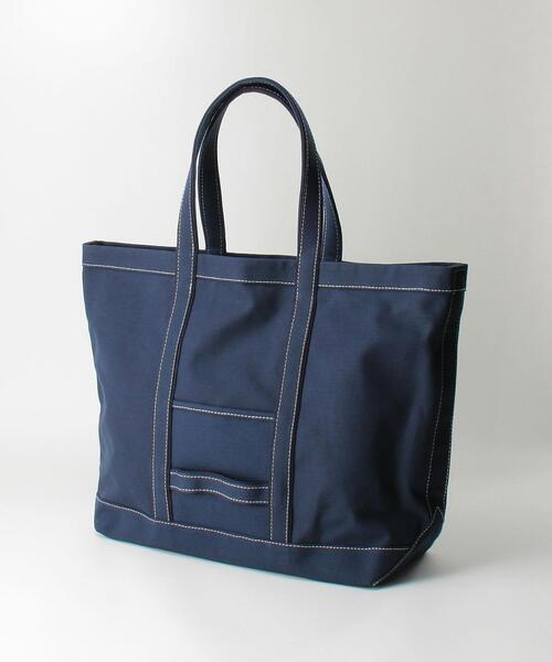 hobo(ホーボー)の「<hobo(ホーボー)> EVERYDAYTOTE CVS NO6/バッグ(トートバッグ・メンズ・ネイビー/オフホワイト・FREE)」の6枚目の写真