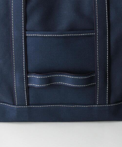 hobo(ホーボー)の「<hobo(ホーボー)> EVERYDAYTOTE CVS NO6/バッグ(トートバッグ・メンズ・ネイビー/オフホワイト・FREE)」の3枚目の写真