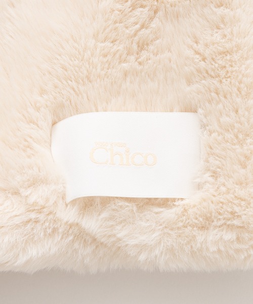 Chico（チコ）の「【新色追加】エコファーカラーティペット（マフラー・レディース・グレー/アイボリー/グレイッシュベージュ/チャコールグレー・FREE）」の20枚目の写真