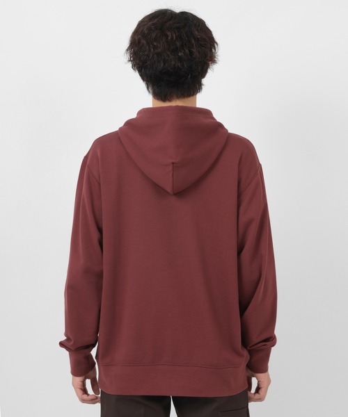 Lee(リー)の「【Lee/リー】ビックシルエット ミニロゴ刺繍 プルパーカー/フーディー(パーカー・メンズ・ホワイト/チャコールグレー/ブラック/ワイン・M/L/XL)」の14枚目の写真