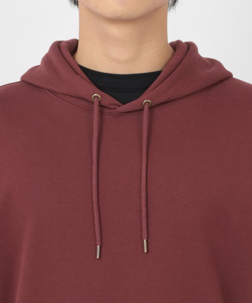 Lee(リー)の「【Lee/リー】ビックシルエット ミニロゴ刺繍 プルパーカー/フーディー(パーカー・メンズ・ホワイト/チャコールグレー/ブラック/ワイン・M/L/XL)」の13枚目の写真