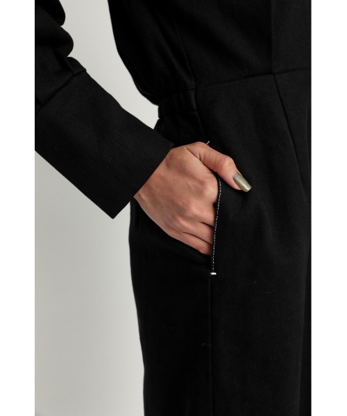 SLY(スライ)の「DENIM VOLUME SLEEVE S/OP デニムボリュームスリーブショート ワンピース(ワンピース・レディース・ブルー/ブラック・2/1)」の10枚目の写真