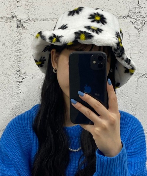 WEGO(ウィゴー)の「WEGO/ファーバケットハット(ハット・レディース・その他1/その他2・FREE)」の1枚目の写真