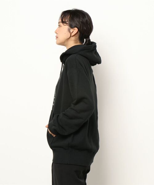 N.(N. Natural Beauty Basic)(エヌエヌナチュラルビューティーベーシック)の「【GOOD ROCK SPEED】カレッジフーディー(パーカー・レディース・ブラック・MEDIUM)」の3枚目の写真
