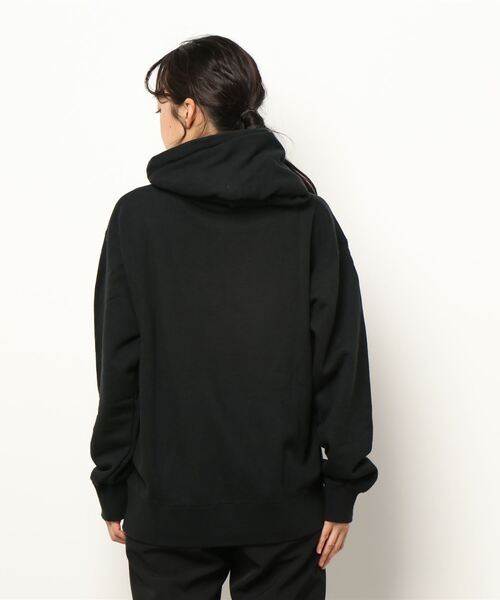 N.(N. Natural Beauty Basic)(エヌエヌナチュラルビューティーベーシック)の「【GOOD ROCK SPEED】カレッジフーディー(パーカー・レディース・ブラック・MEDIUM)」の2枚目の写真