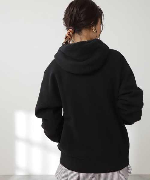 N.(N. Natural Beauty Basic)(エヌエヌナチュラルビューティーベーシック)の「【GOOD ROCK SPEED】カレッジフーディー(パーカー・レディース・ブラック・MEDIUM)」の9枚目の写真