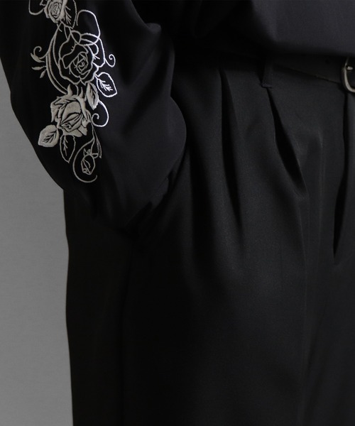 Confirm（コンファーム）の「Confirm / コンファーム イージーワイドフレアパンツ（スラックス・メンズ・アイボリー/ブラック・M/L）」の13枚目の写真