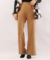 【EACH】MELLOW STITCH RIB KNIT PT リブニットパンツ