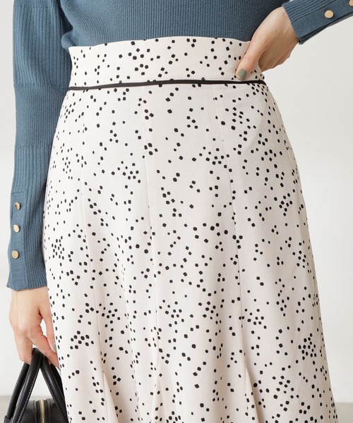 N.（N. Natural Beauty Basic）（エヌエヌナチュラルビューティーベーシック）の「プリントマーメイドスカート（スカート・レディース・ホワイト系その他/ブラック系その他・SMALL/MEDIUM）」の13枚目の写真