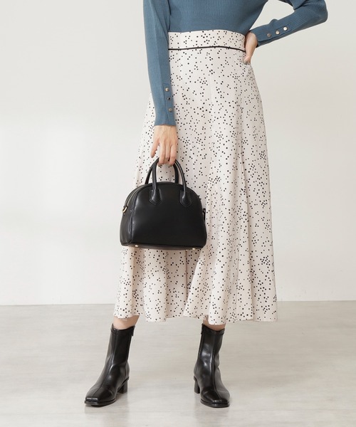 N.（N. Natural Beauty Basic）（エヌエヌナチュラルビューティーベーシック）の「プリントマーメイドスカート（スカート・レディース・ホワイト系その他/ブラック系その他・SMALL/MEDIUM）」の16枚目の写真