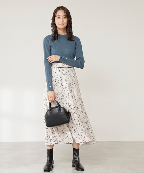 N.（N. Natural Beauty Basic）（エヌエヌナチュラルビューティーベーシック）の「プリントマーメイドスカート（スカート・レディース・ホワイト系その他/ブラック系その他・SMALL/MEDIUM）」の18枚目の写真