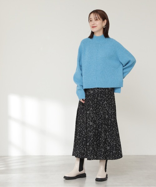 N.（N. Natural Beauty Basic）（エヌエヌナチュラルビューティーベーシック）の「プリントマーメイドスカート（スカート・レディース・ホワイト系その他/ブラック系その他・SMALL/MEDIUM）」の4枚目の写真