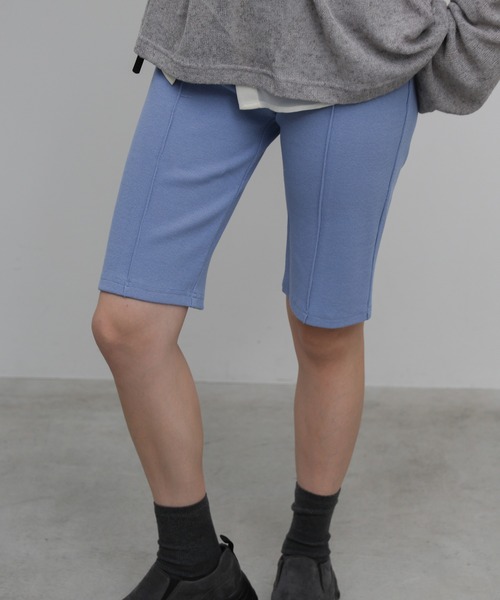 select MOCA(セレクトモカ)の「ストレッチリブハーフパンツ(その他パンツ・レディース・ブラック/ピンク/ブルー/アイボリー・FREE)」の22枚目の写真