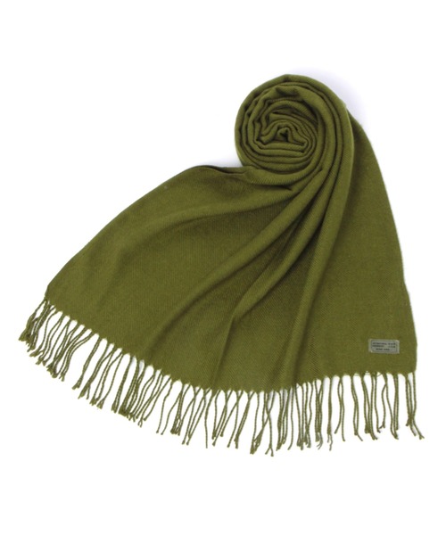 niko and...（ニコアンド）の「[静電気軽減・抗菌防臭]ドラロンワイドストール（マフラー・メンズ・ブラック/ブラウン/グレー/オリーブ・FREE）」の4枚目の写真