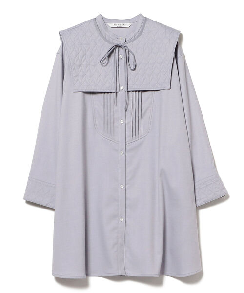 Ray BEAMS（レイビームス）の「Ray BEAMS / キルト カラー ピンタック ワンピース（ワンピース・レディース・ブラック/ラベンダー・ONE SIZE）」の10枚目の写真